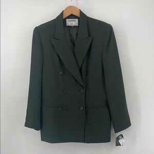 Kasper for A.S.L. Blazer in Dark Green 10 A20